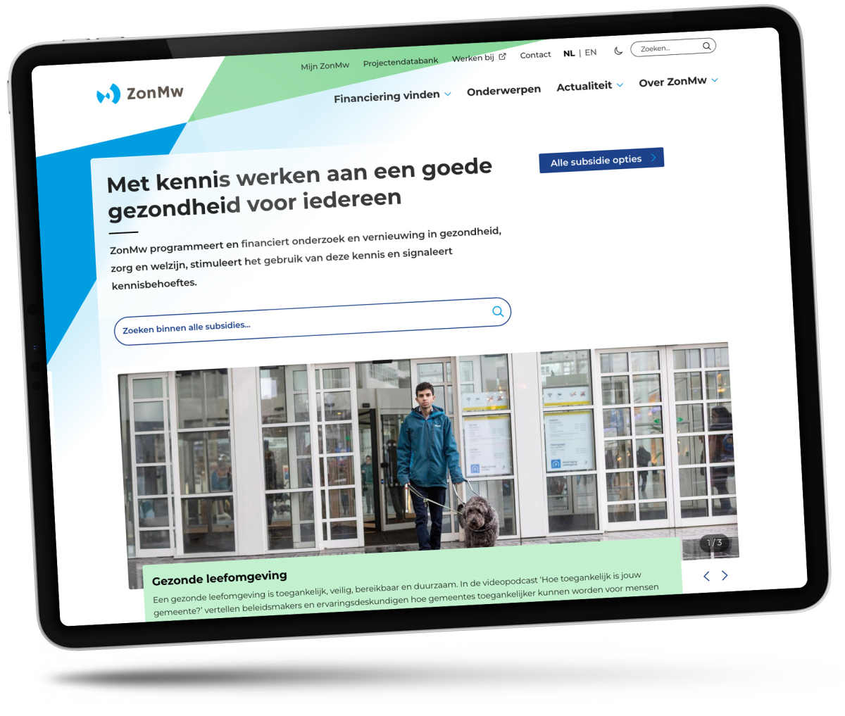 ZonMw website