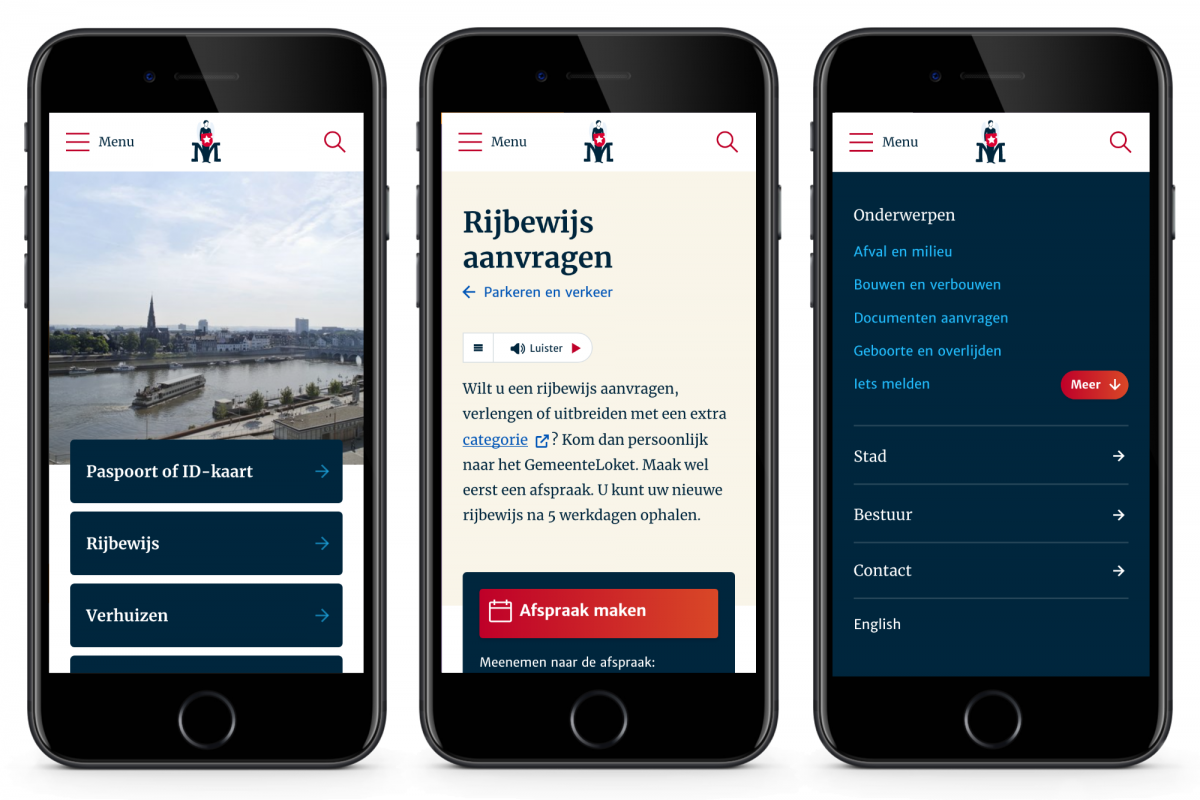 gemeente Maastricht mobile first